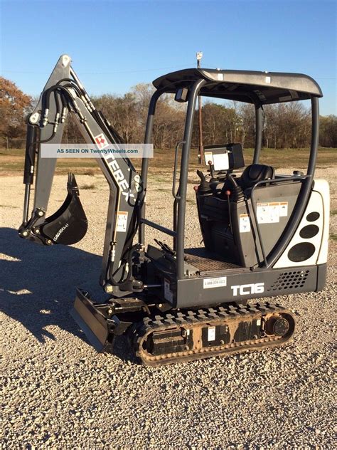 terex tc16-2 mini excavator 1 4.9 tons|Ship a Terex TC16.